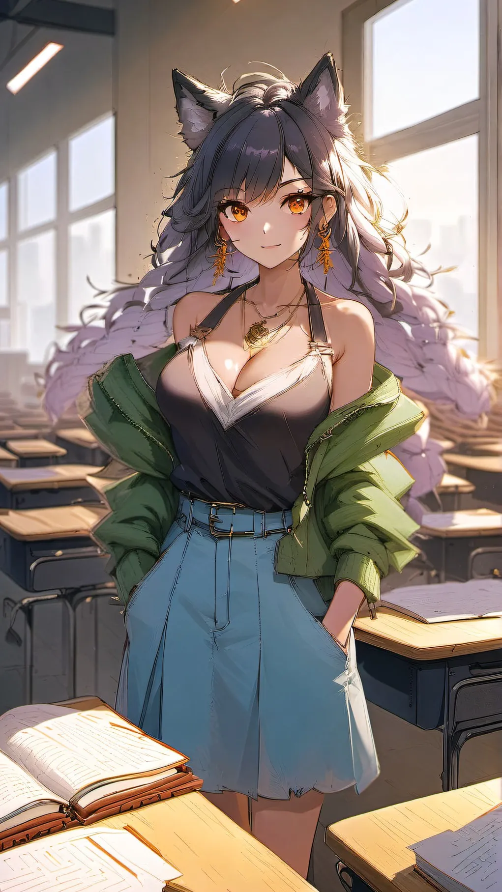 ai character: Lia background
