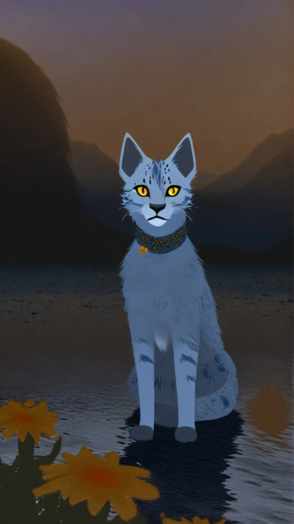 ai character: blurkit and rabbin background