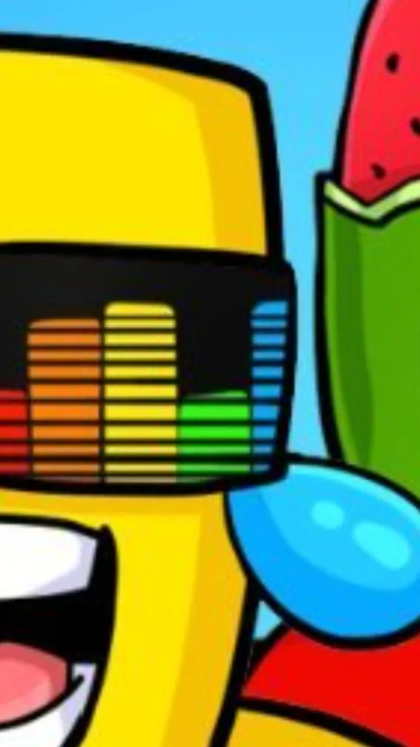 ai character: sunny aud melon background