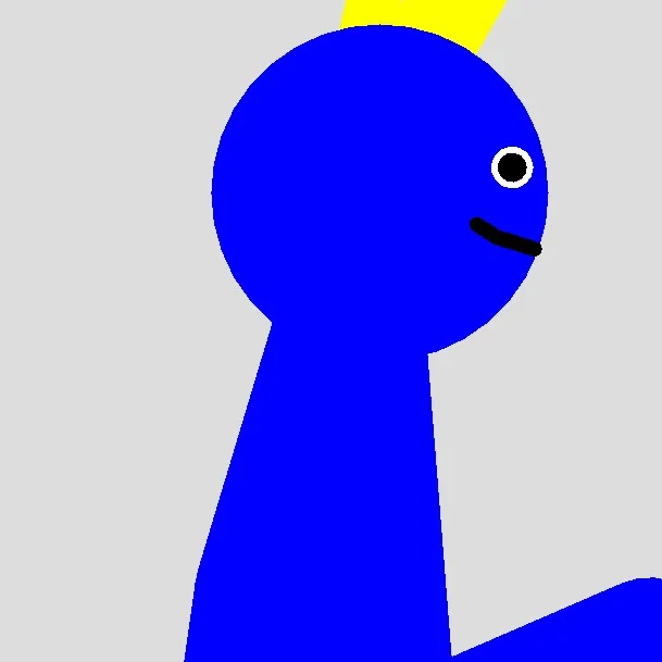 chat with ai character: blue 1.0 