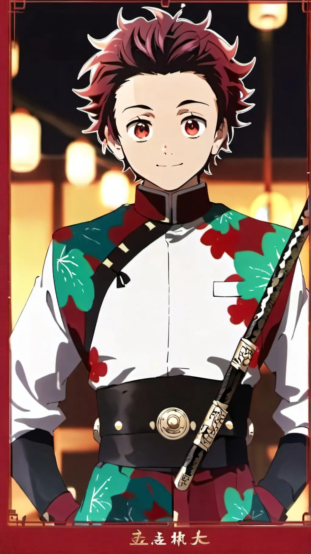 ai character: Tanjiro background