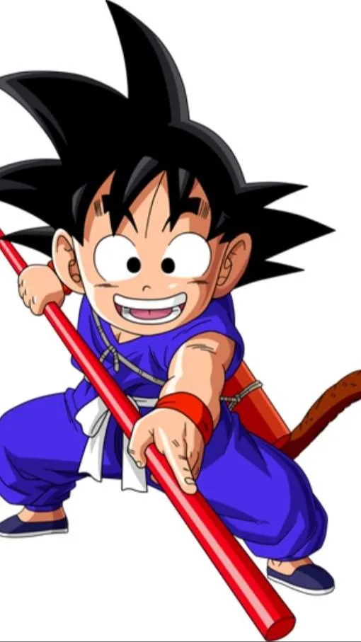 ai character: Kid Goku background