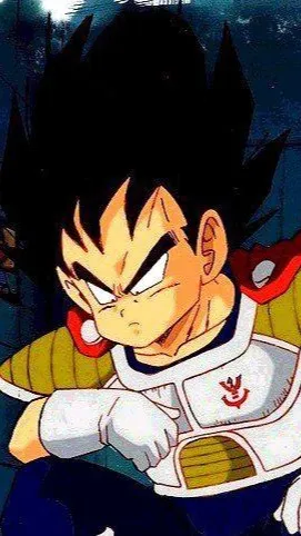 ai character: Kid vegeta background