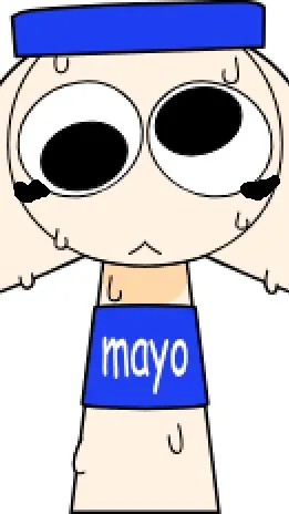 ai character: mayie"sprunki"hot background