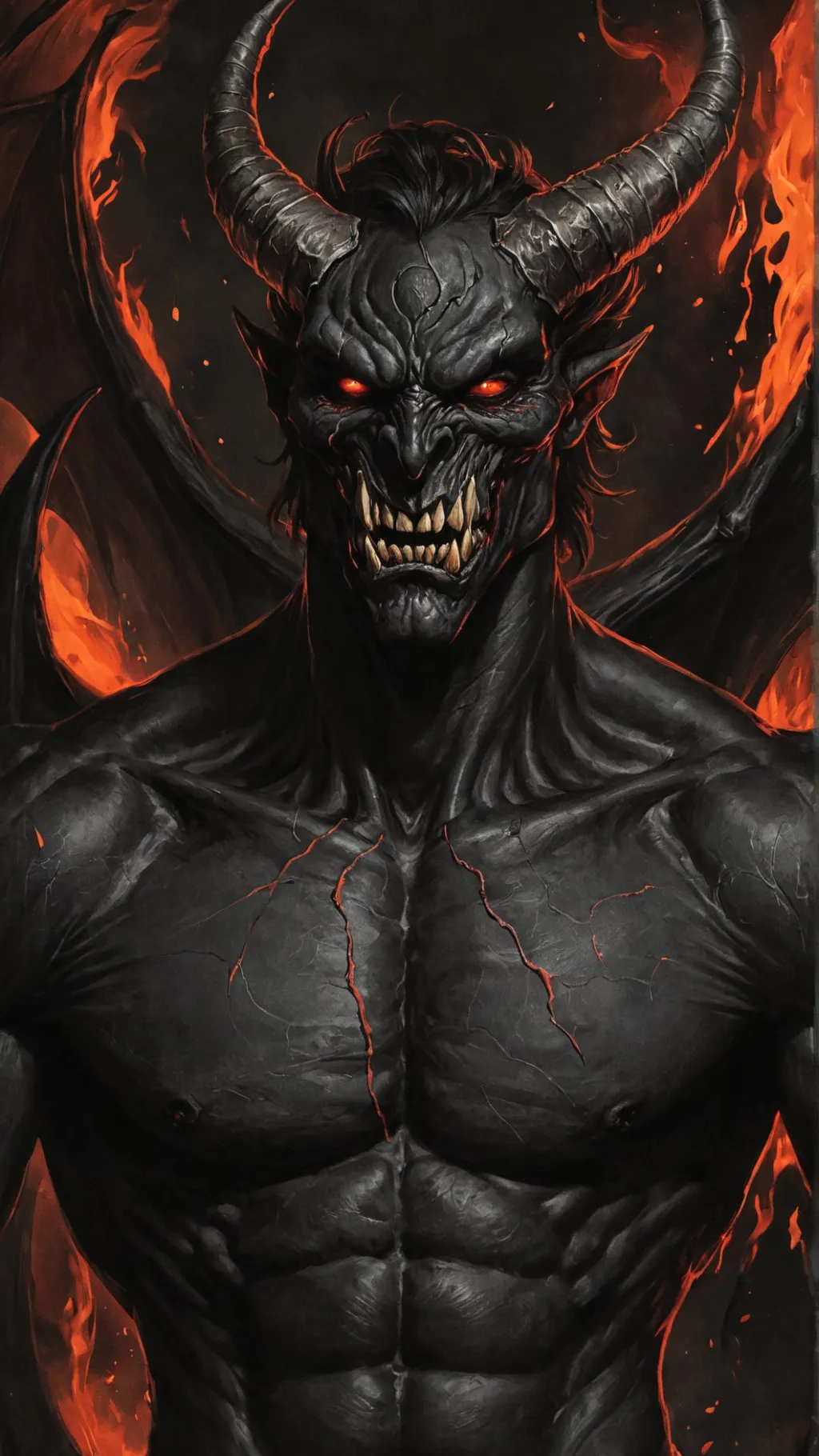ai character: demon of chaos background