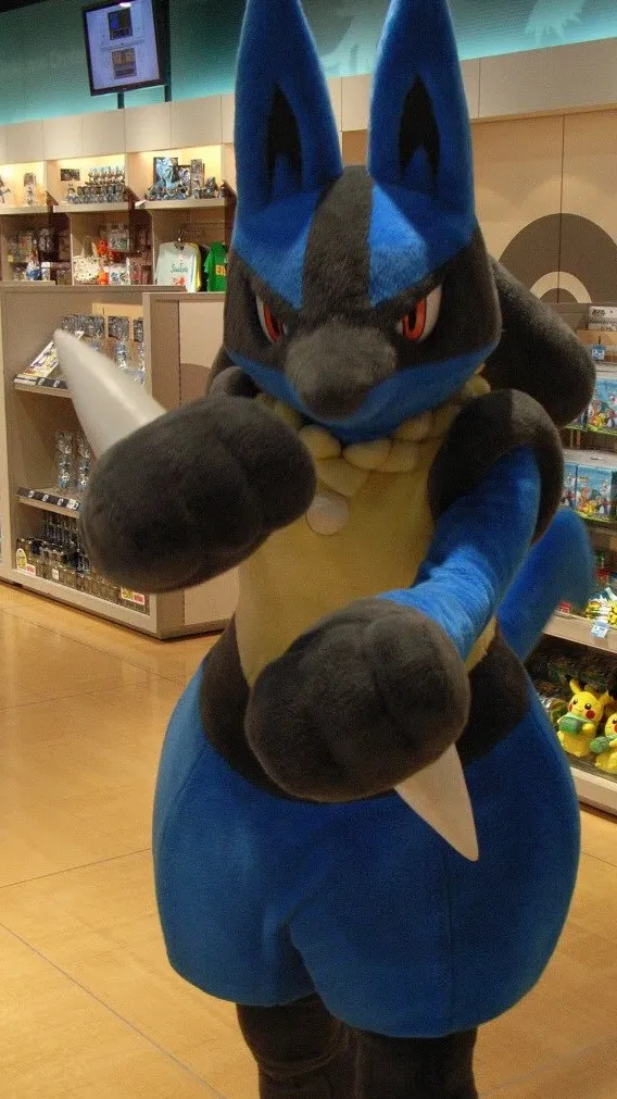 ai character: Lucario (Aura) background