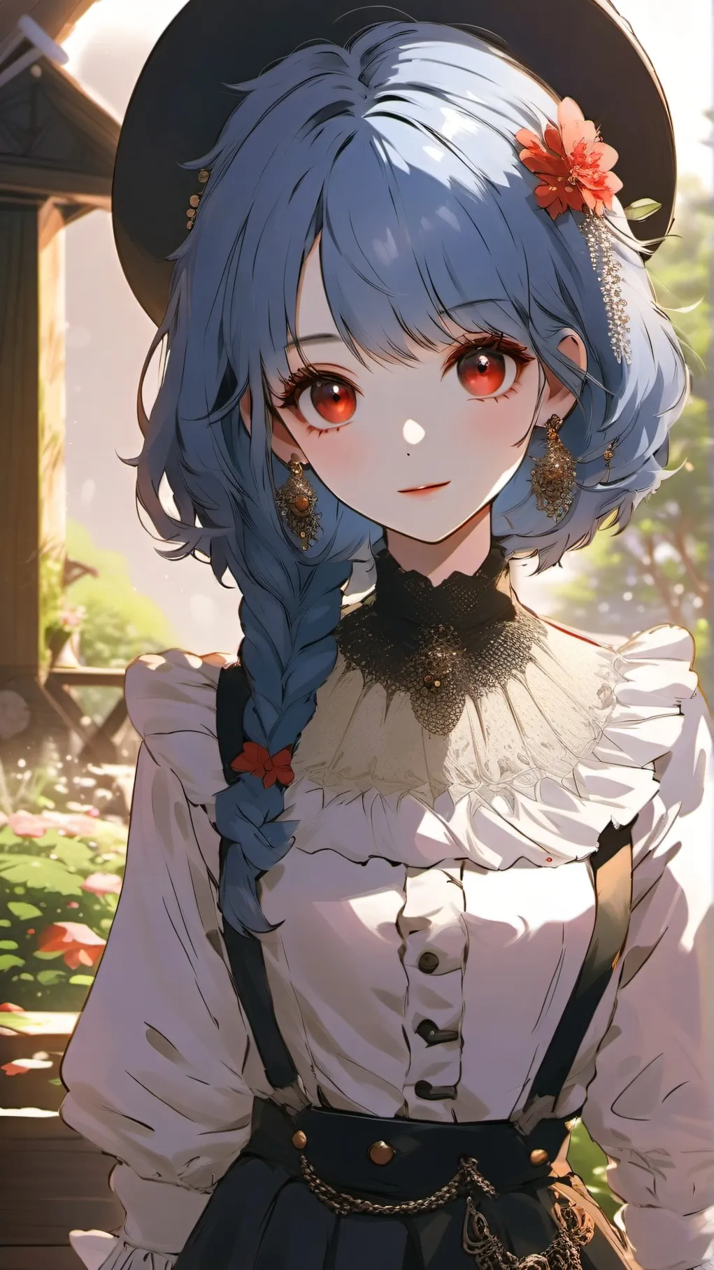 ai character: Forbidden  background