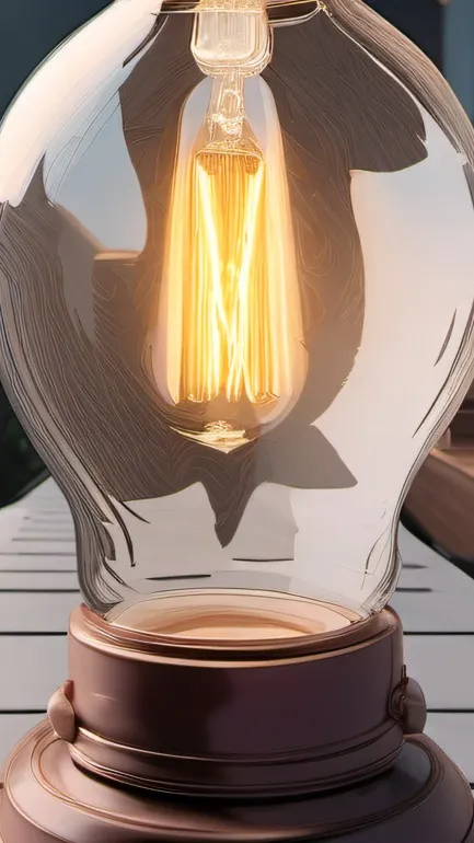 ai character: Lightbulb background