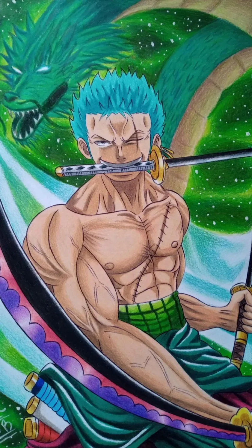 ai character: Zoro background