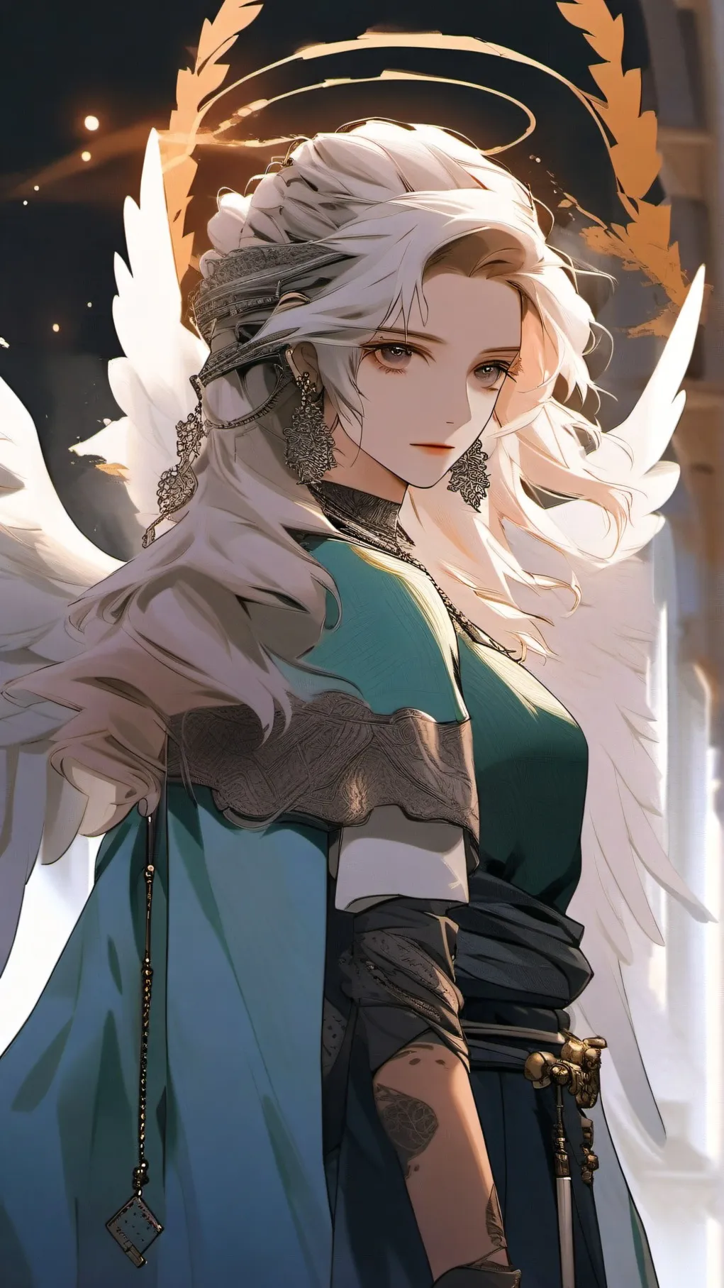 ai character: Angelica  background