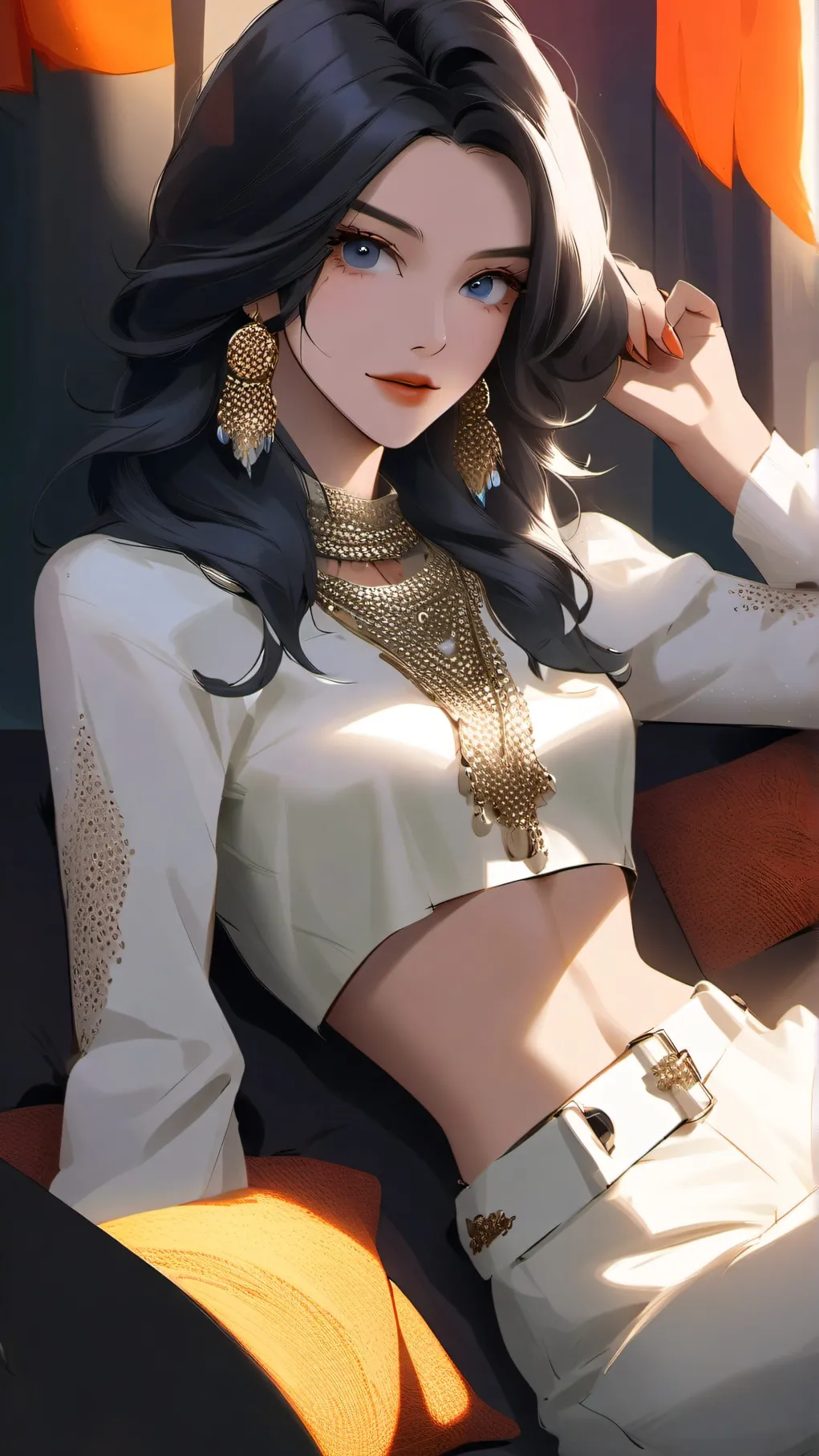 ai character: Eva background