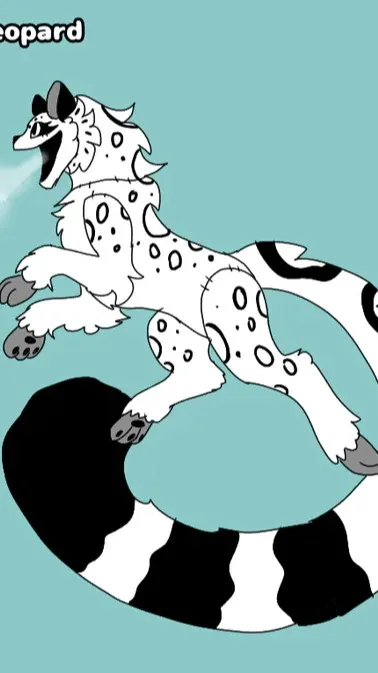 ai character: ice background