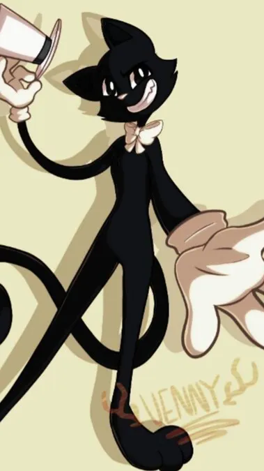 ai character: cartoon cat background