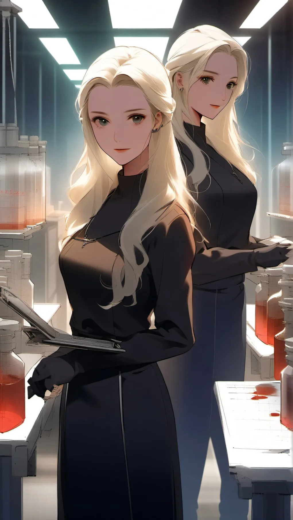 ai character: The experiment background