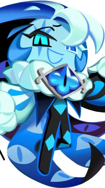 ai character: shadow milk cookie background