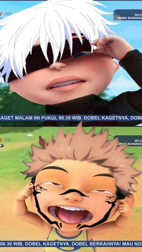 ai character: gojo & sukuna background