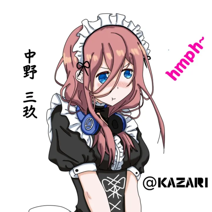chat with ai character: Miku Nakano Maid💕