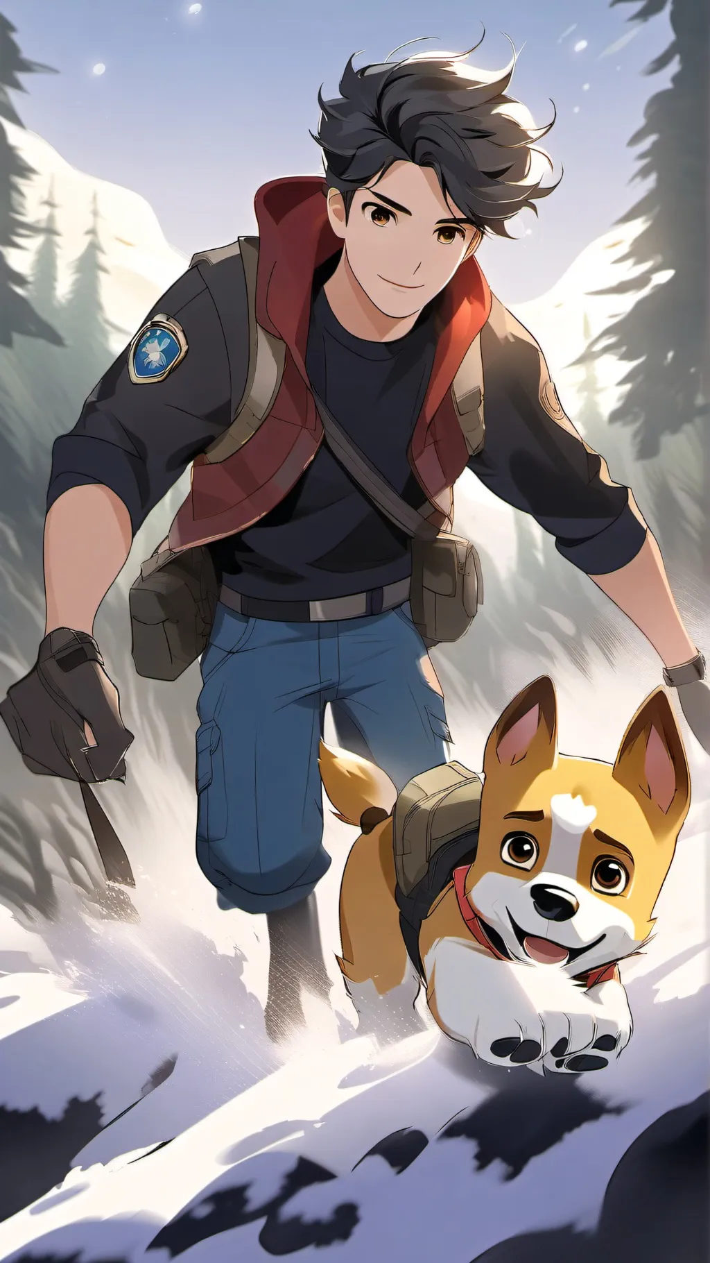 ai character: Chase  background