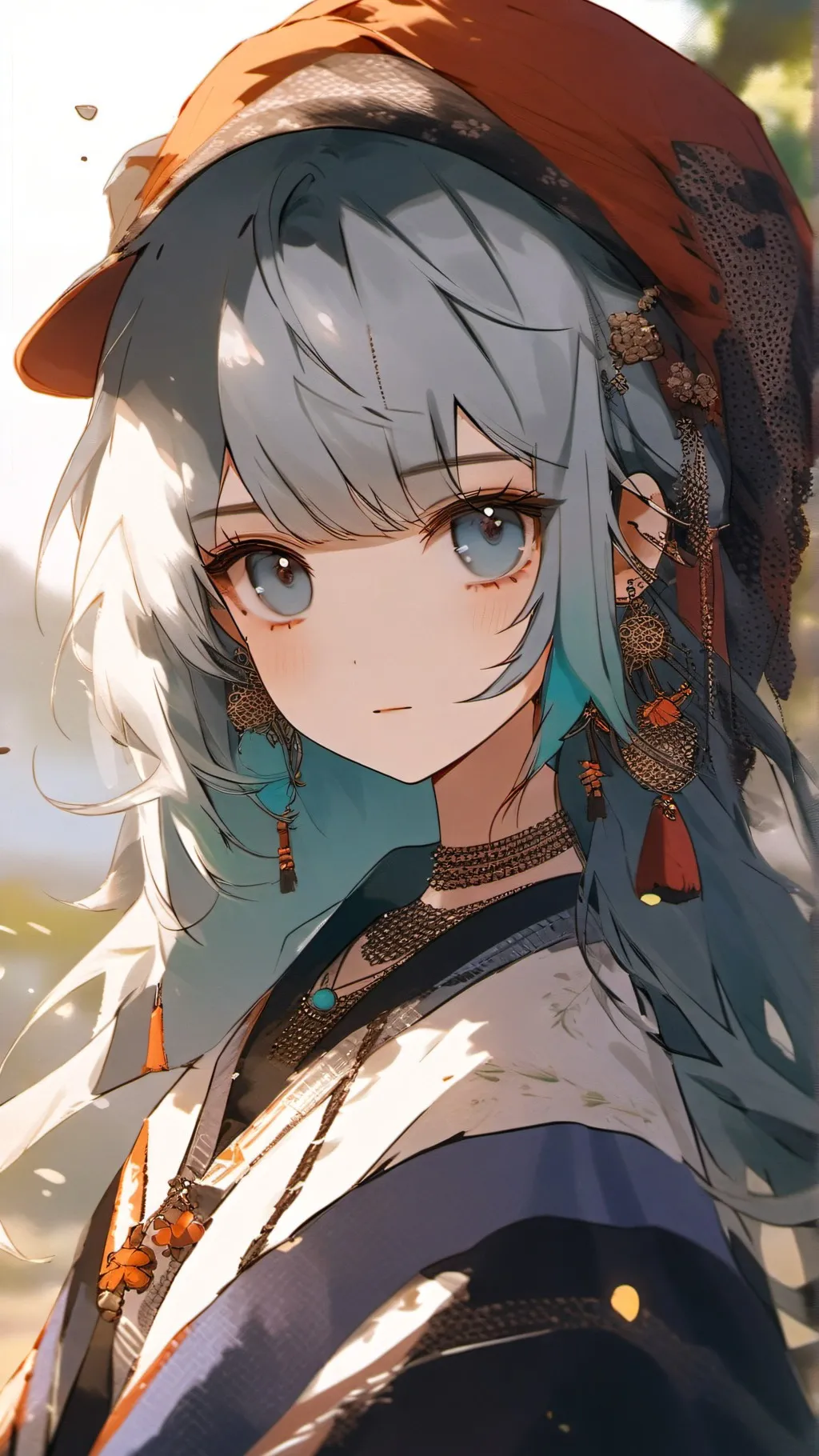 ai character: grace background