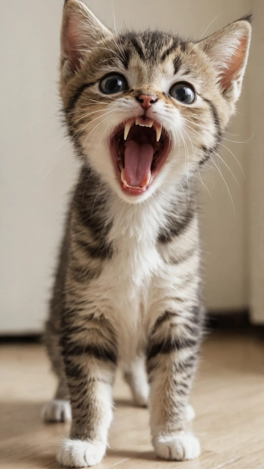 ai character: annoying kitten background