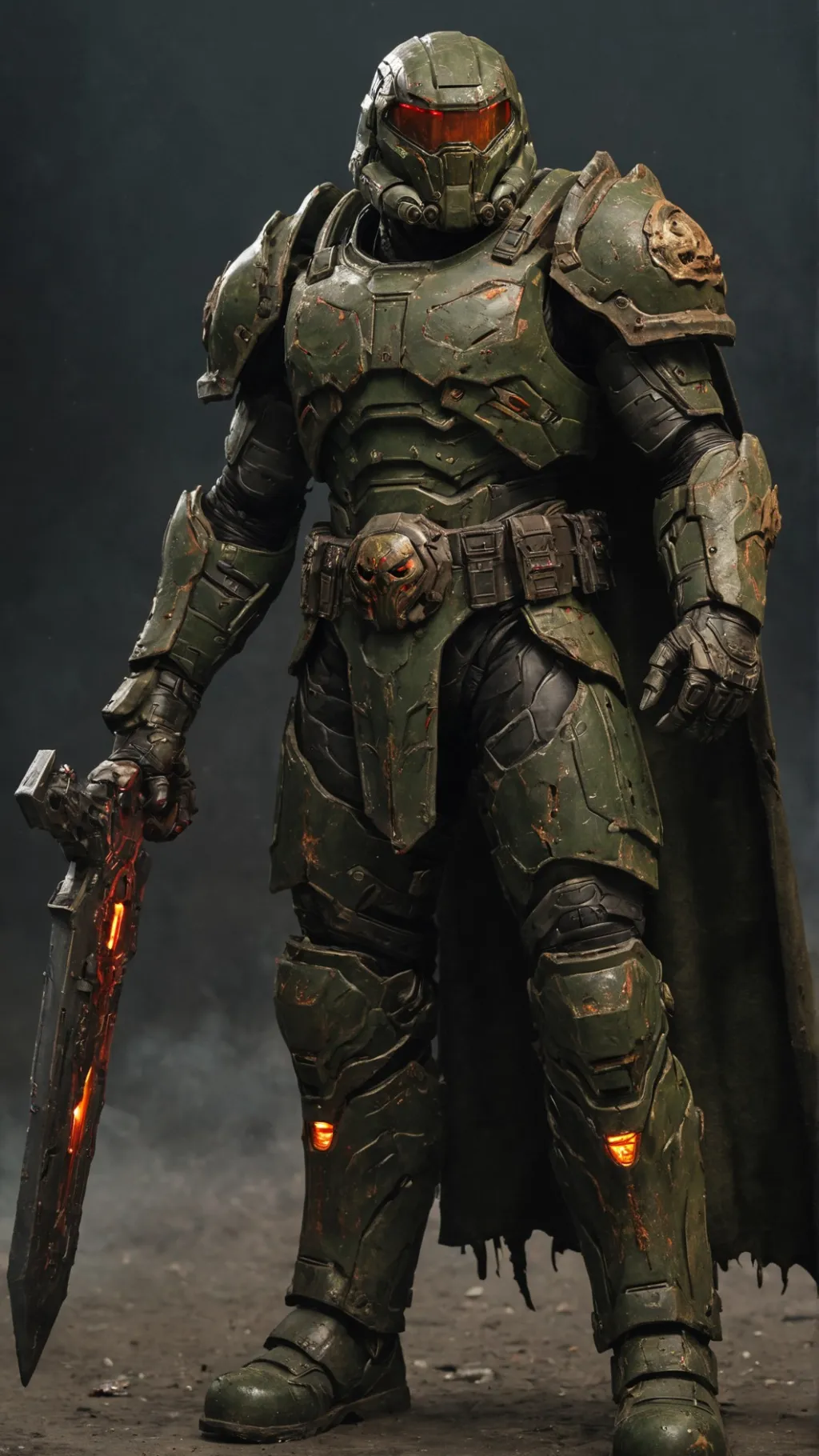 ai character: Doomslayer background