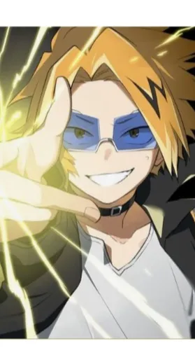 ai character: Denki Kaminari background