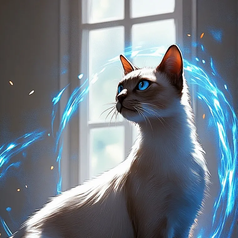chat with ai character: Your magic cat