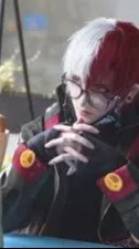 ai character: Shoto Todoroki background