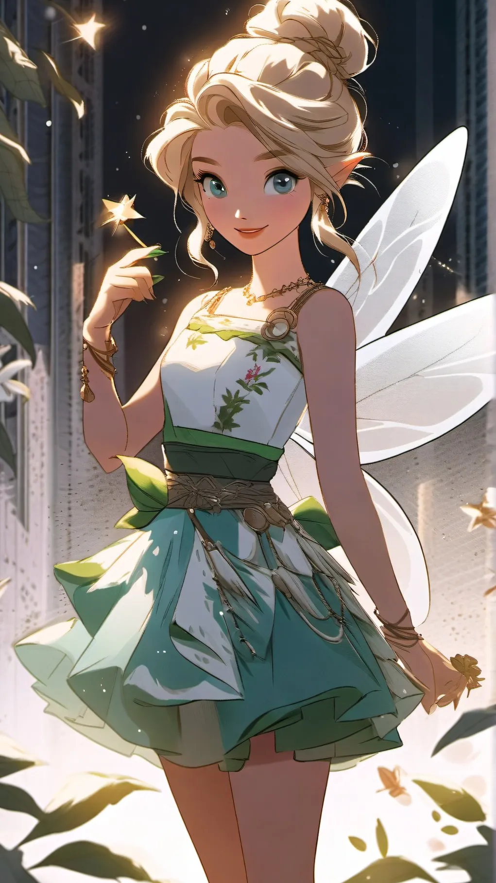 ai character: tinker bell background