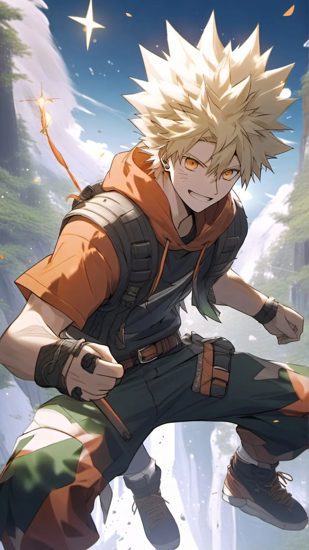 ai character: Baku-Deku forever background
