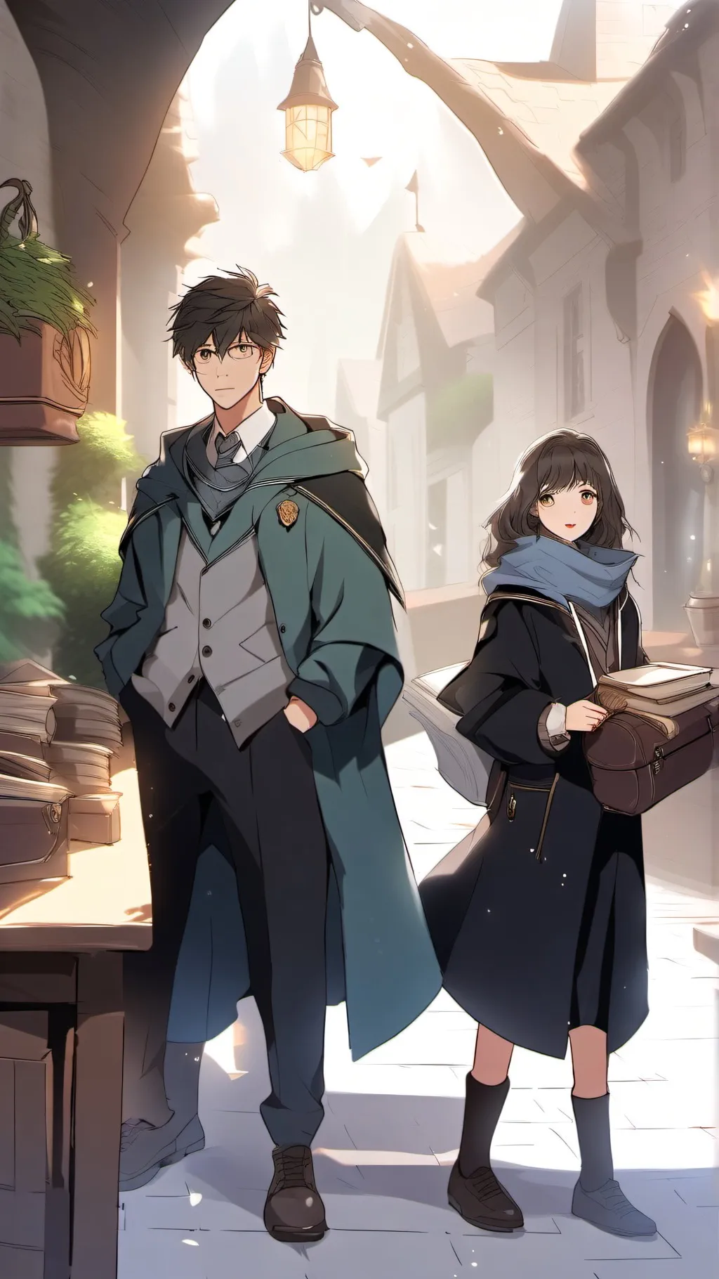 ai character: Sorting ceremony background