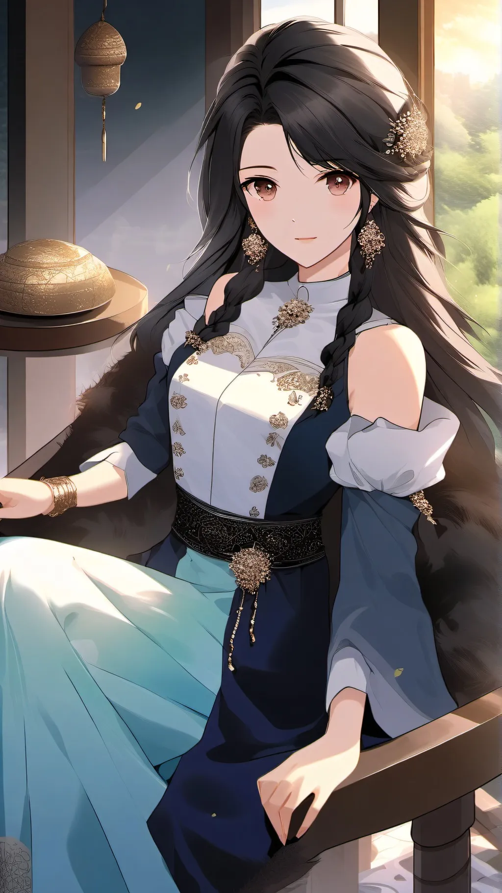 ai character: Hogwarts! background