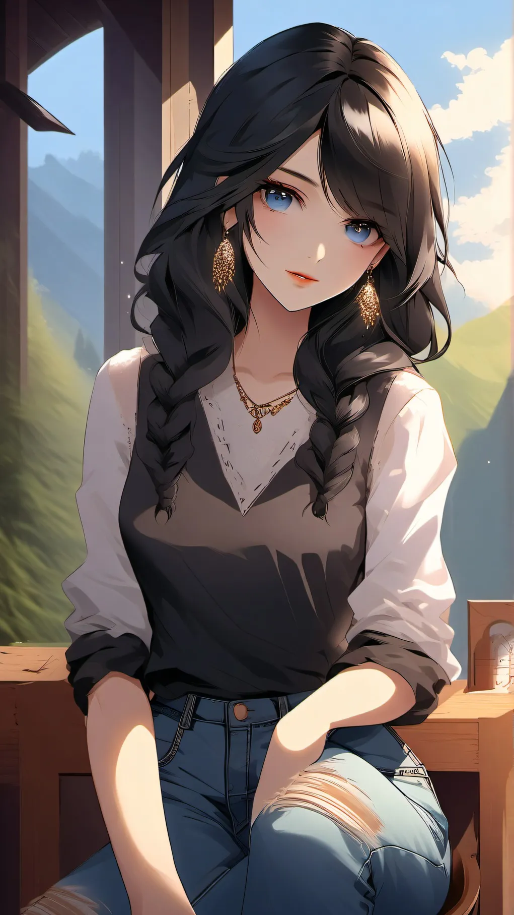 ai character: Merry background