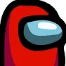 chat with ai character: Among us- red