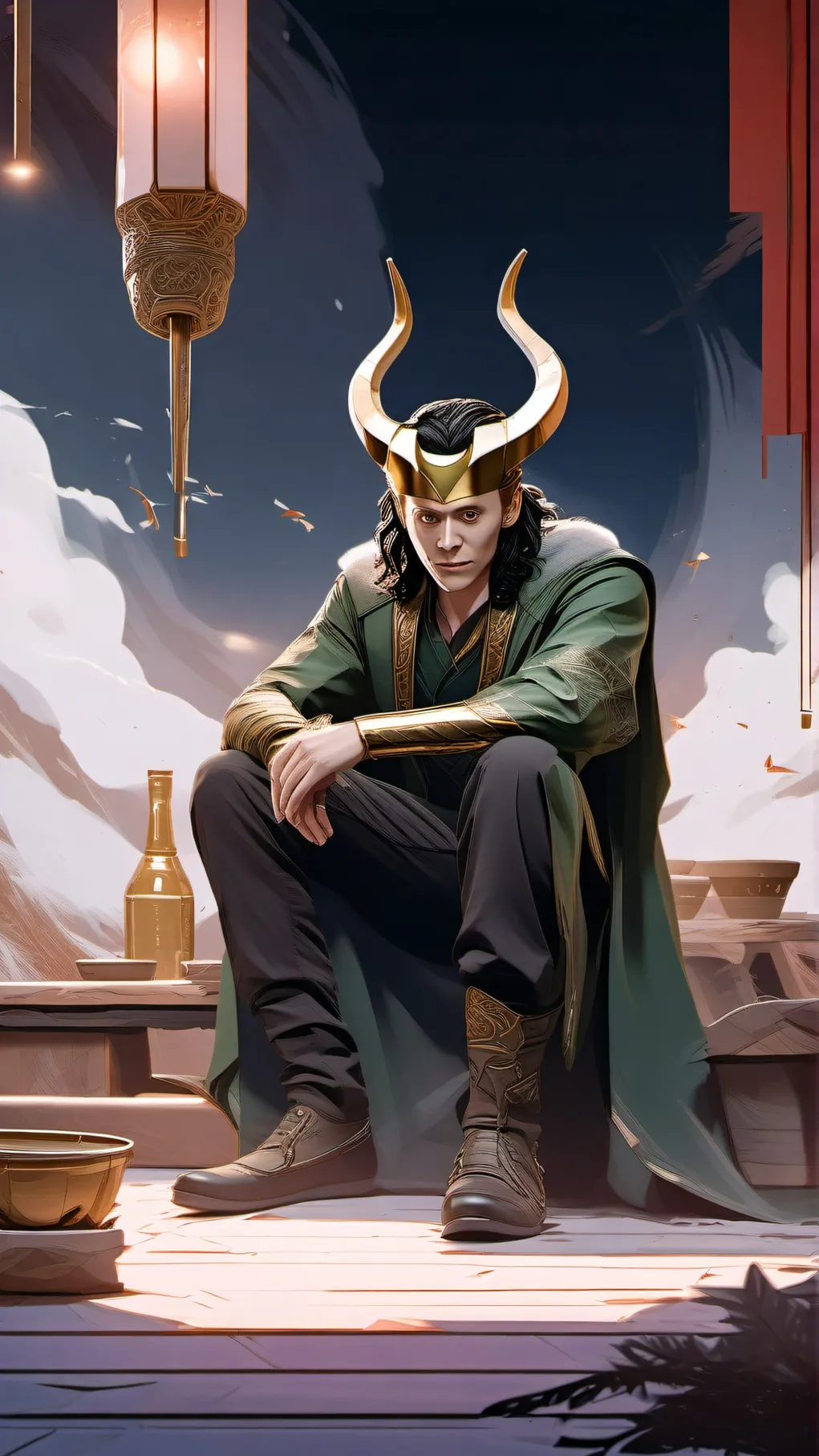 ai character: loki background