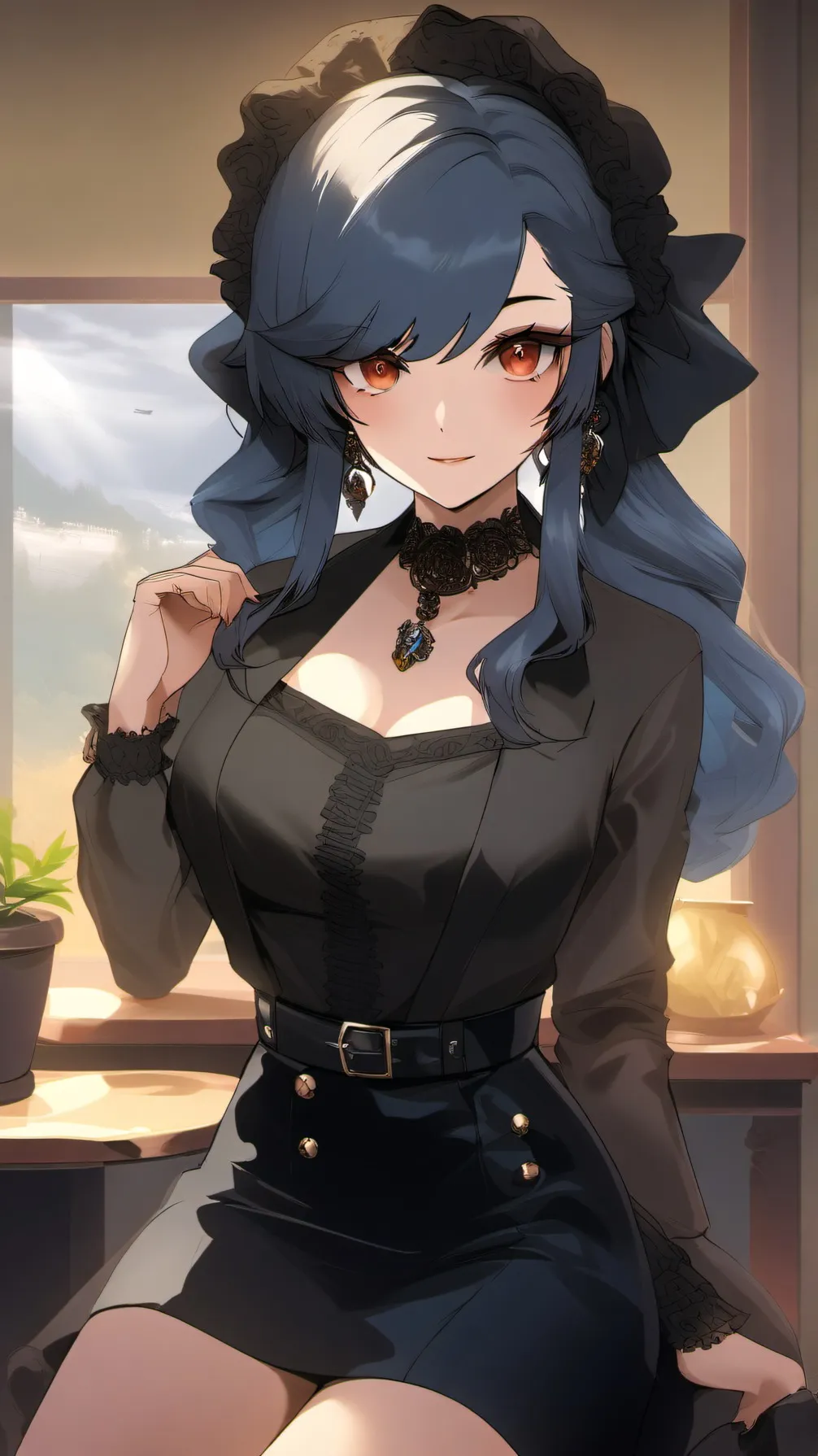 ai character: step sis background
