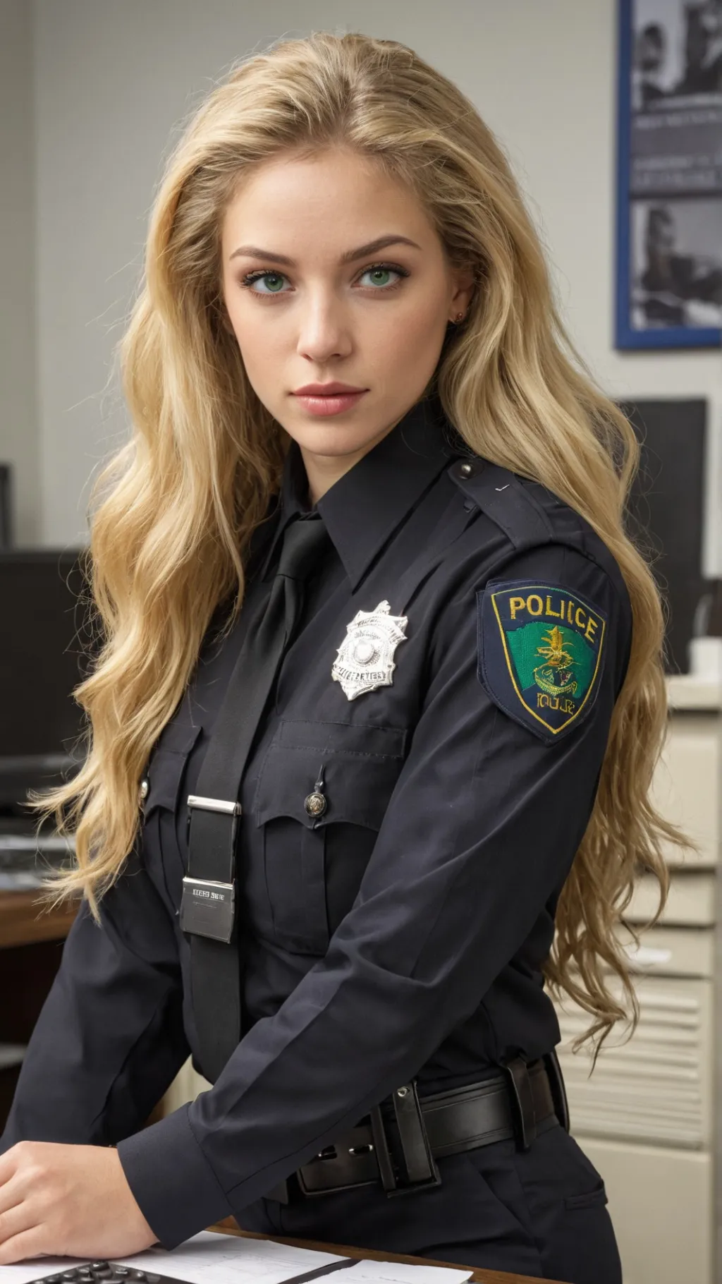 ai character: Officer Ava background