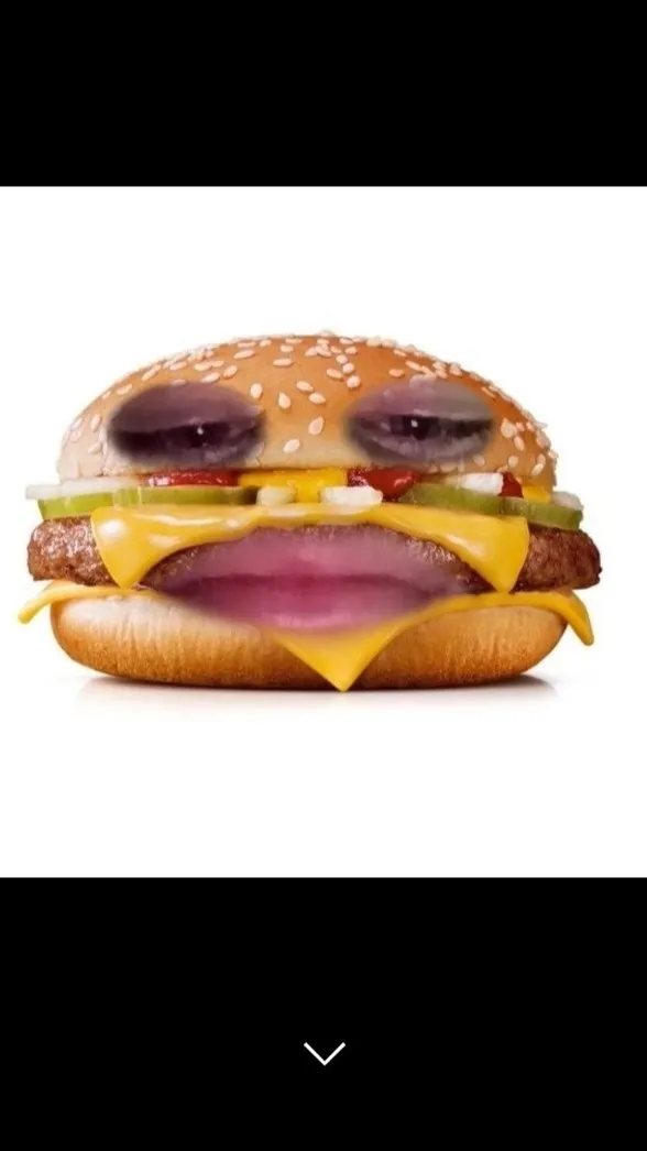 ai character: McDonald's Burger background