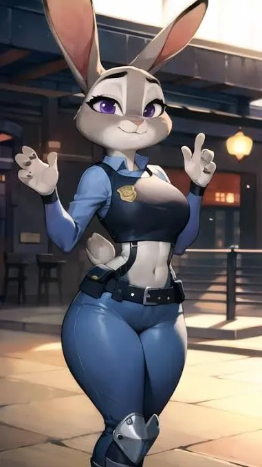 ai character: Judy Hopps *876578 background