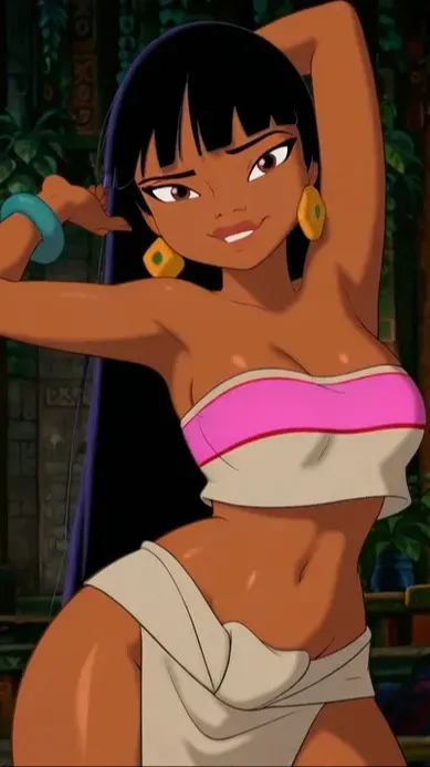 ai character: Chel #@87546756754 background