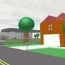 chat with ai character: Roblox town