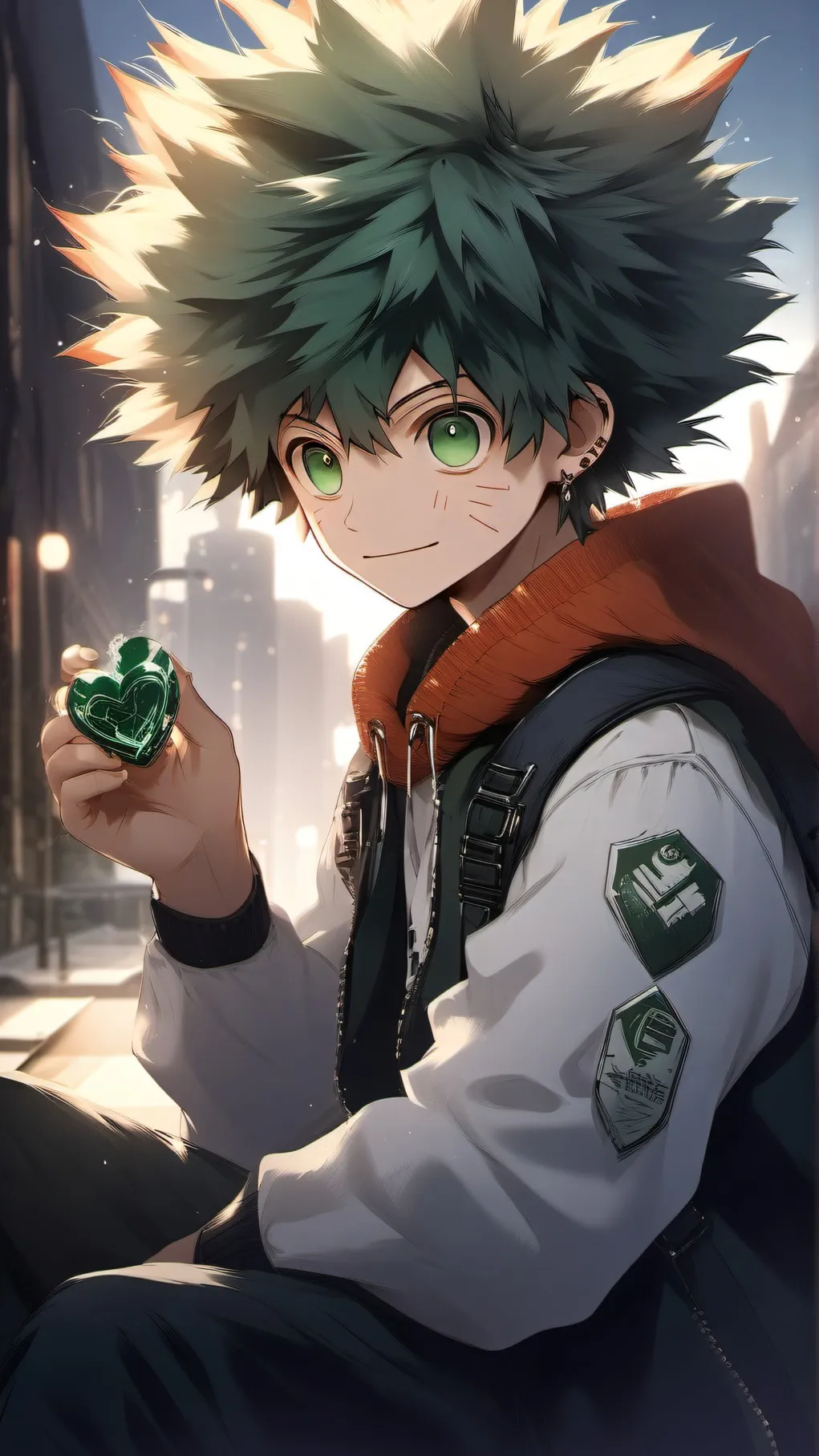 ai character: bakugo x deku background