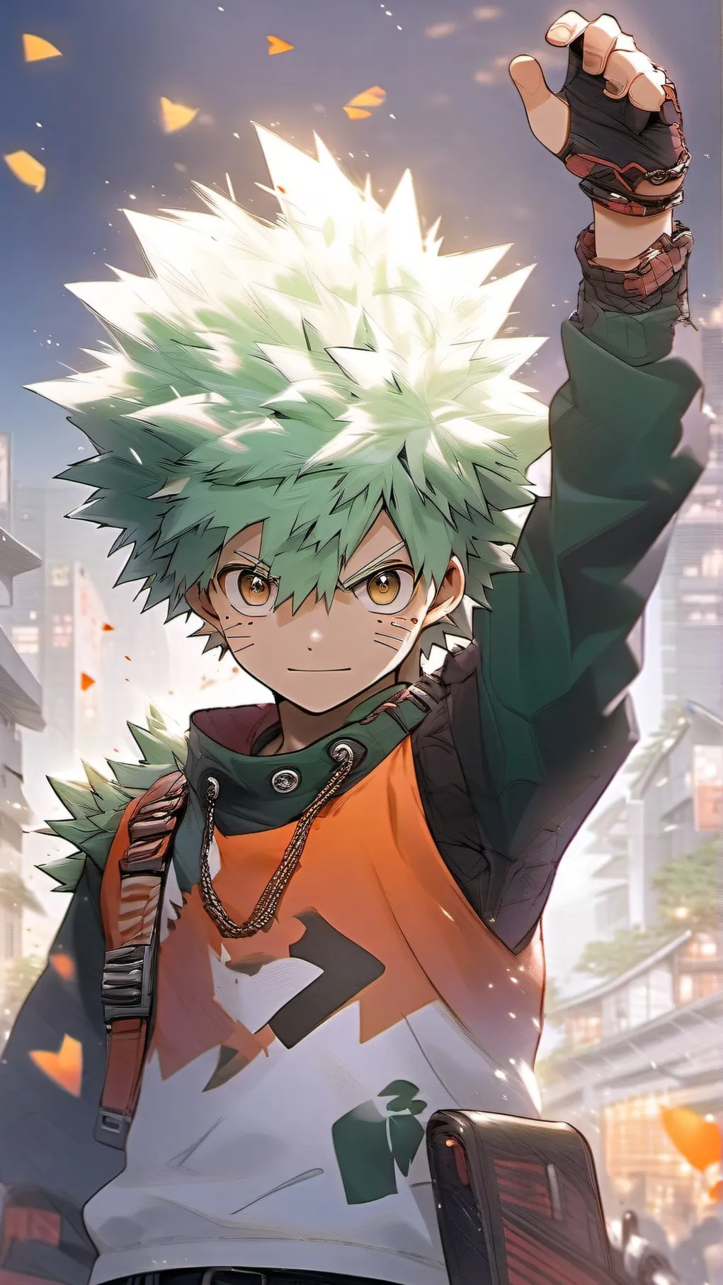 ai character: mha sleepover background