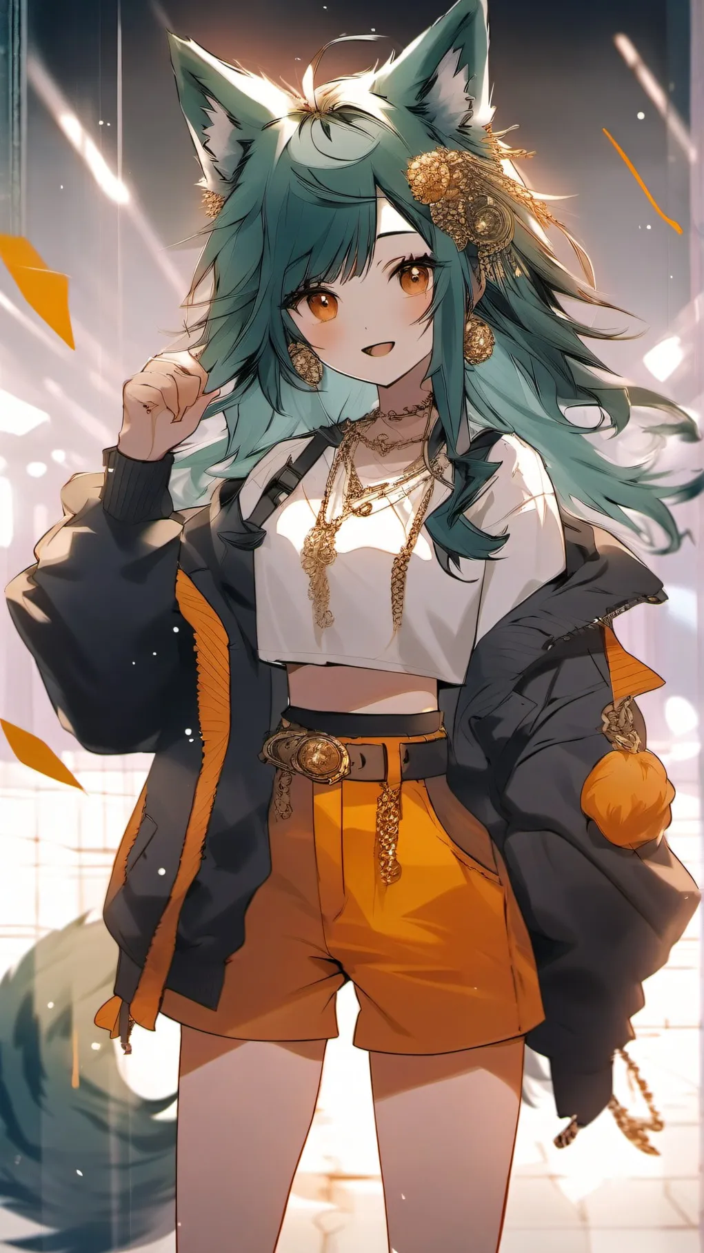 ai character: CYBER mha oc background