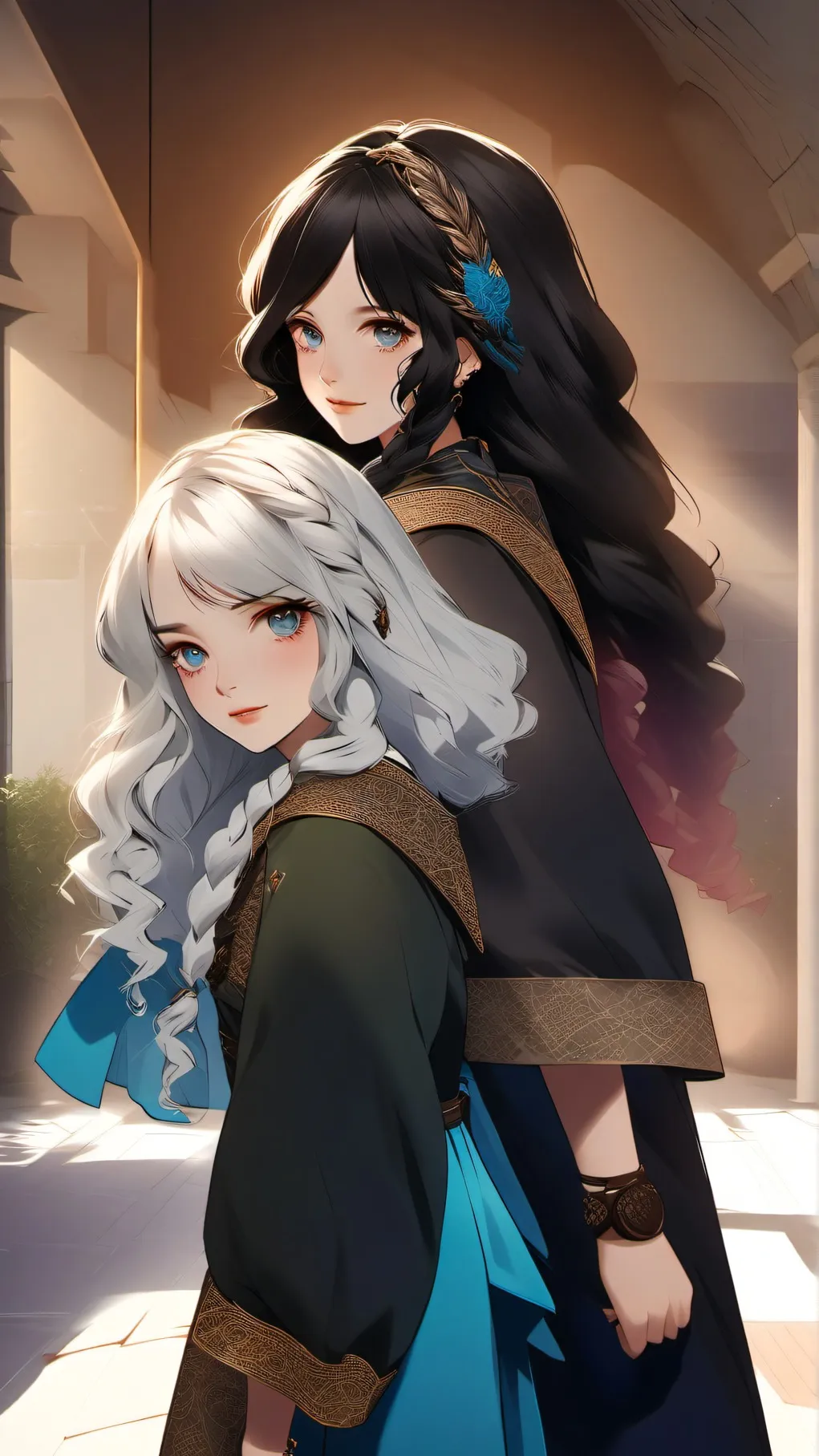 ai character: Suko and Suki background