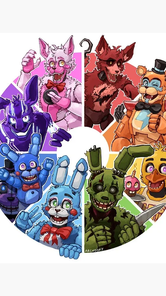 ai character: afton sing battle background