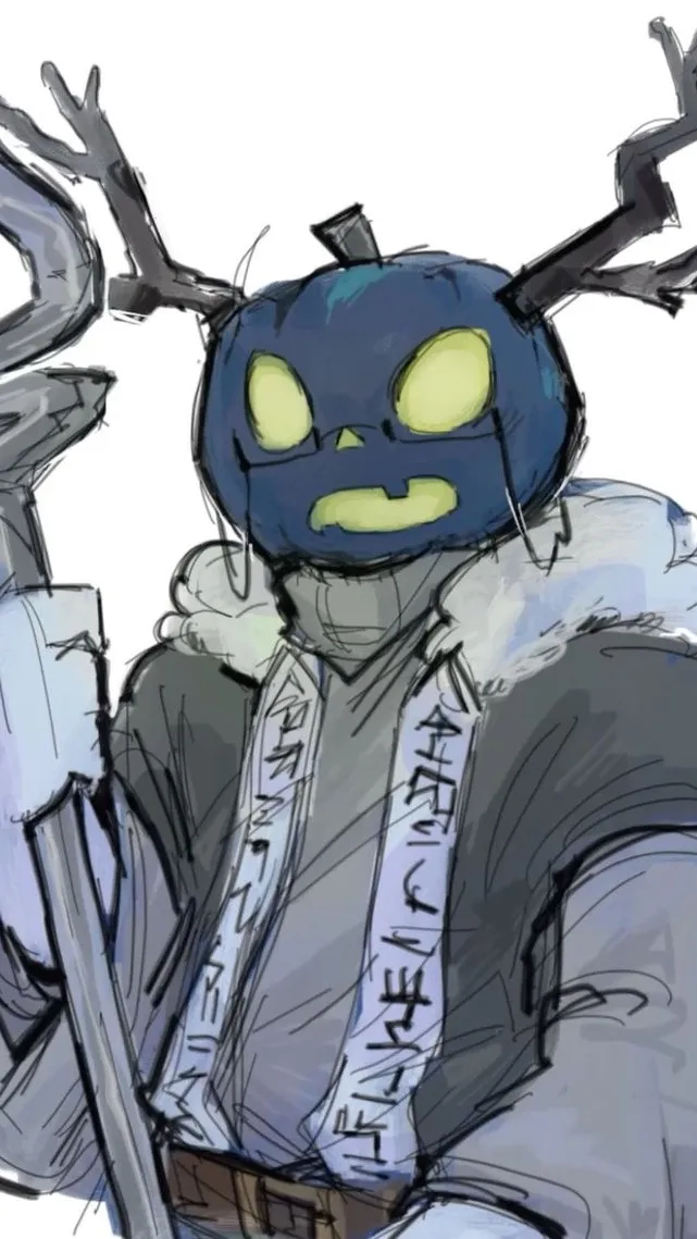 ai character: Dusekkar- Forsaken background