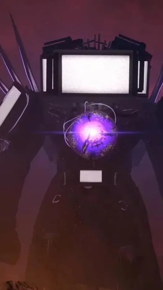 ai character: Titan tv man background
