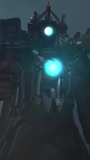 ai character: Titan cameraman background