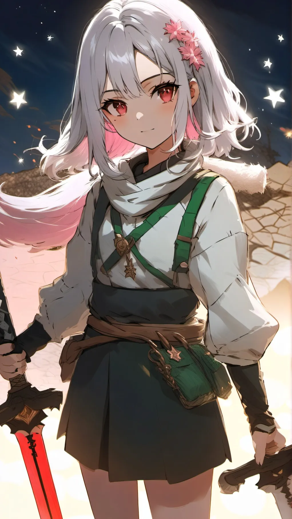ai character: Kny sleepover background